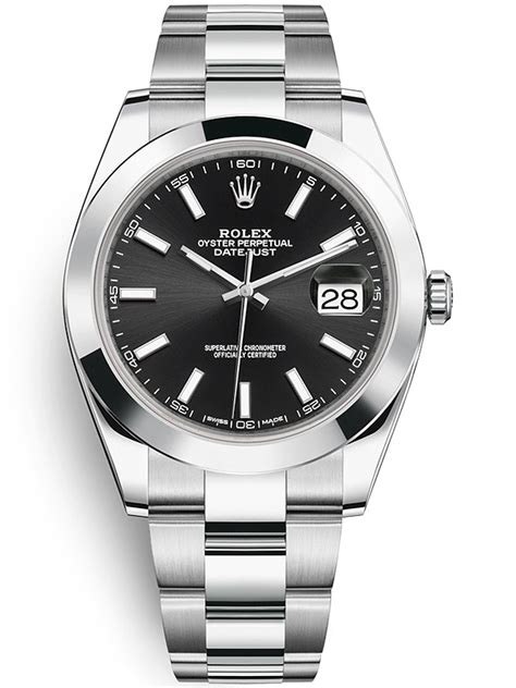 ladies rolex oyster perpetual datejust black face price|2023 datejust 41mm 126300.